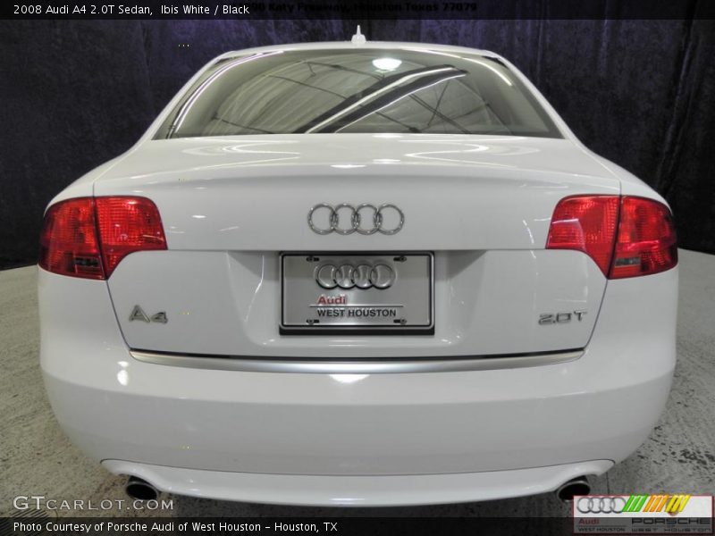 Ibis White / Black 2008 Audi A4 2.0T Sedan