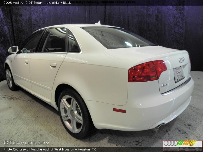 Ibis White / Black 2008 Audi A4 2.0T Sedan