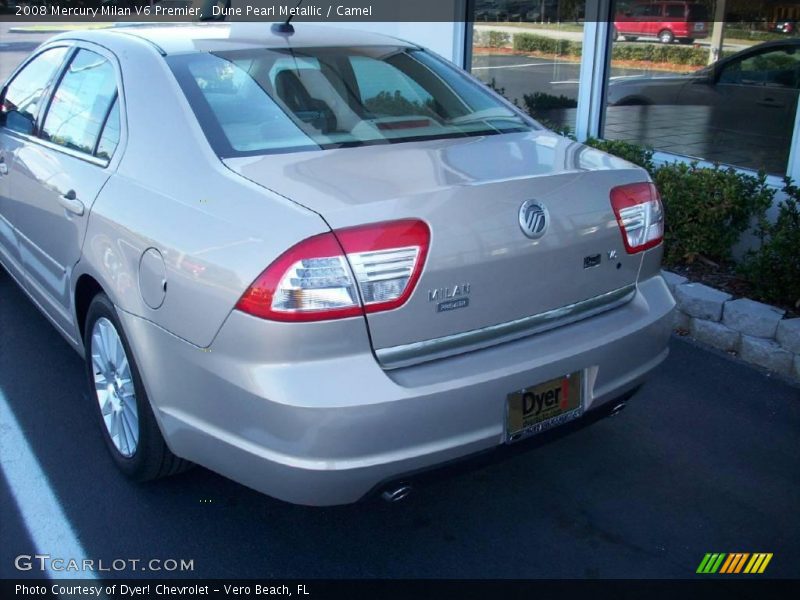 Dune Pearl Metallic / Camel 2008 Mercury Milan V6 Premier