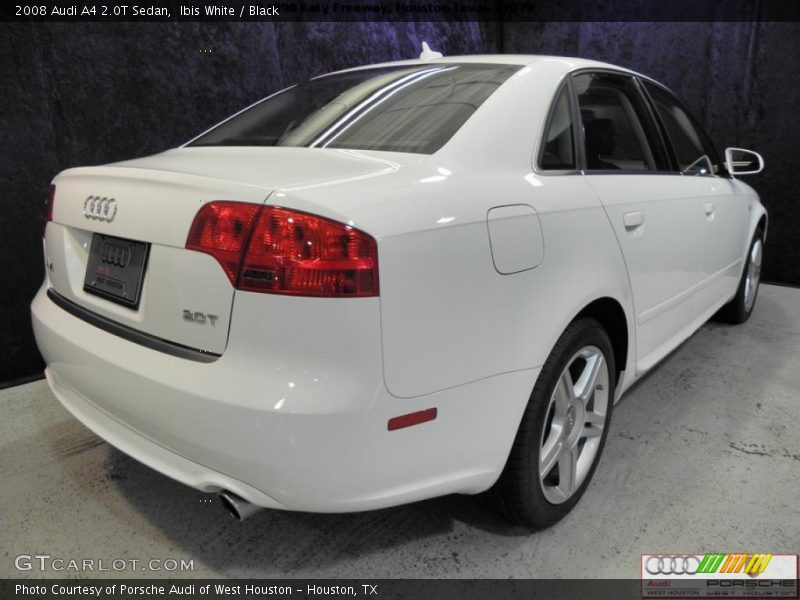 Ibis White / Black 2008 Audi A4 2.0T Sedan