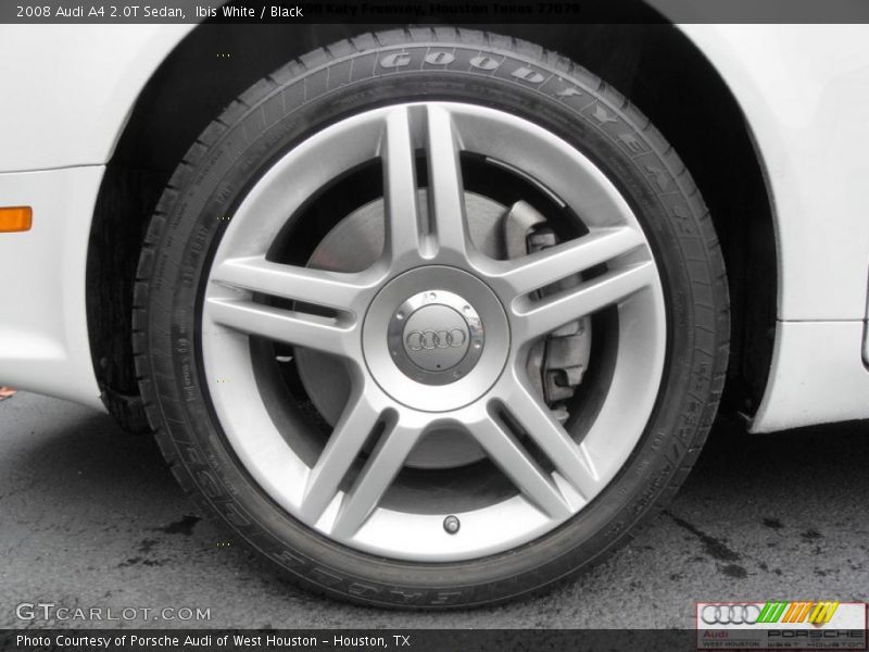 Ibis White / Black 2008 Audi A4 2.0T Sedan