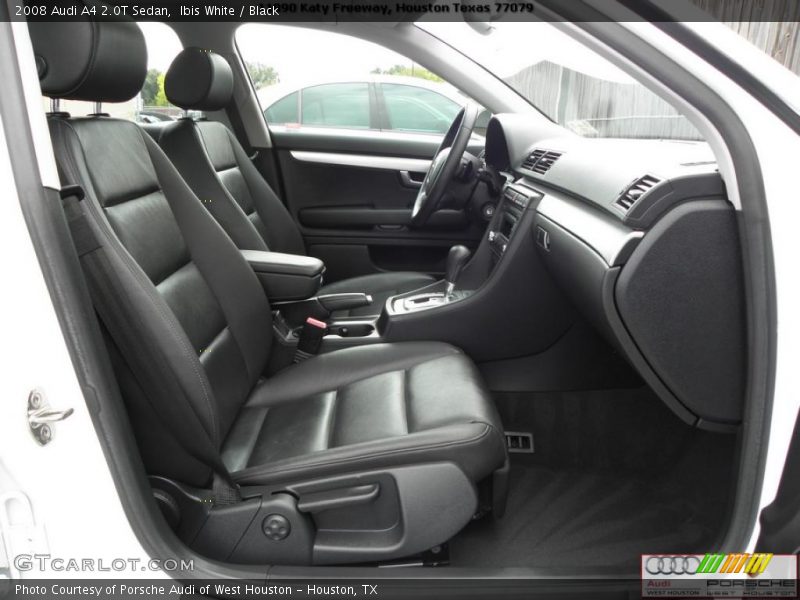 Ibis White / Black 2008 Audi A4 2.0T Sedan