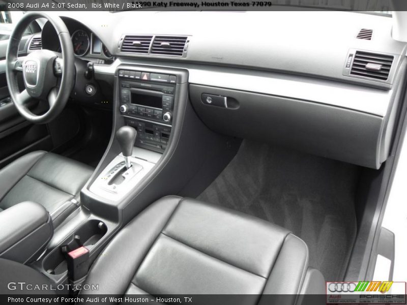 Ibis White / Black 2008 Audi A4 2.0T Sedan