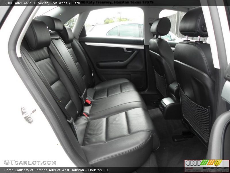 Ibis White / Black 2008 Audi A4 2.0T Sedan