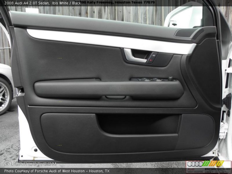 Ibis White / Black 2008 Audi A4 2.0T Sedan