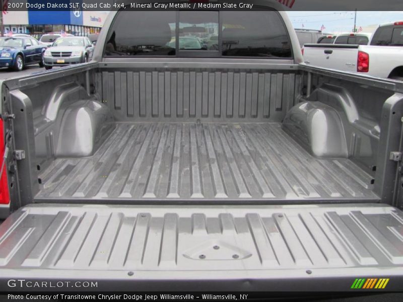 Mineral Gray Metallic / Medium Slate Gray 2007 Dodge Dakota SLT Quad Cab 4x4