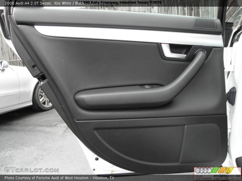Ibis White / Black 2008 Audi A4 2.0T Sedan