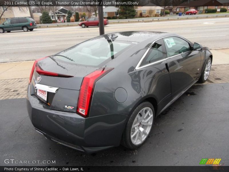  2011 CTS -V Coupe Thunder Gray ChromaFlair