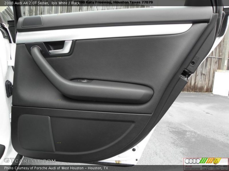 Ibis White / Black 2008 Audi A4 2.0T Sedan