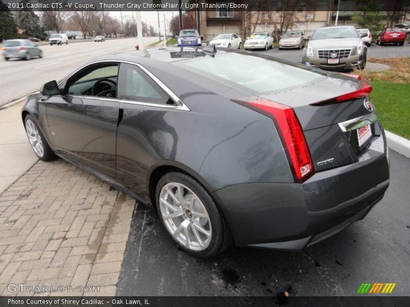  2011 CTS -V Coupe Thunder Gray ChromaFlair