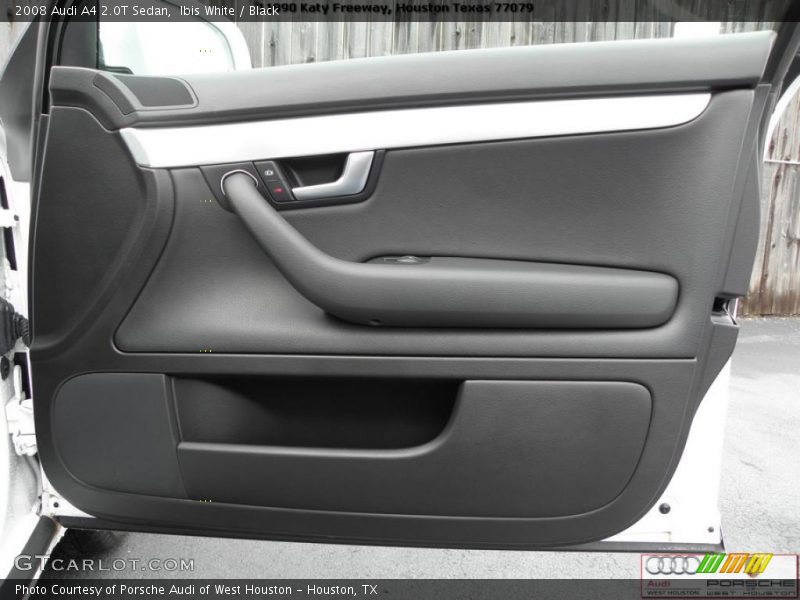 Ibis White / Black 2008 Audi A4 2.0T Sedan