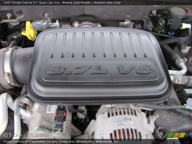  2007 Dakota SLT Quad Cab 4x4 Engine - 3.7 Liter SOHC 12-Valve PowerTech V6
