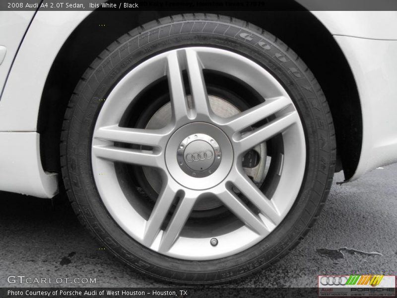 Ibis White / Black 2008 Audi A4 2.0T Sedan