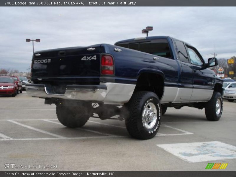 Patriot Blue Pearl / Mist Gray 2001 Dodge Ram 2500 SLT Regular Cab 4x4