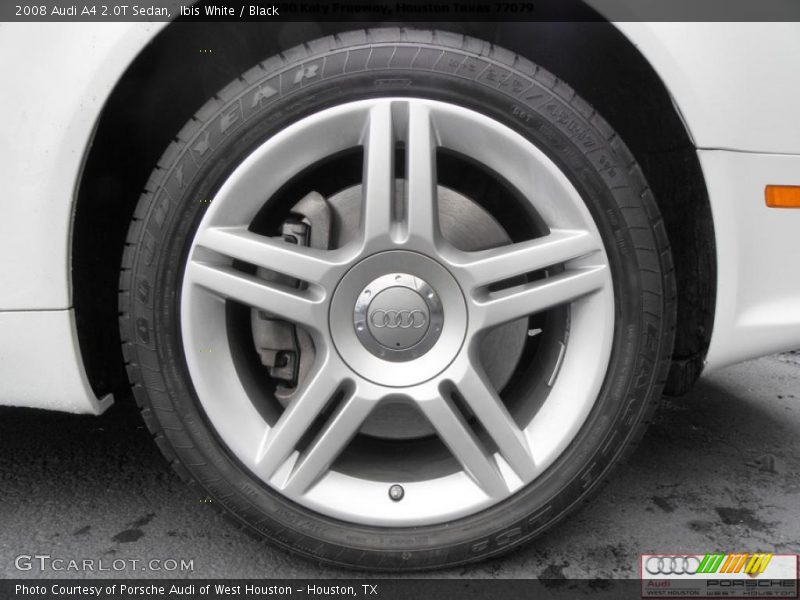 Ibis White / Black 2008 Audi A4 2.0T Sedan