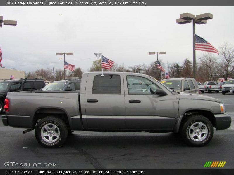  2007 Dakota SLT Quad Cab 4x4 Mineral Gray Metallic
