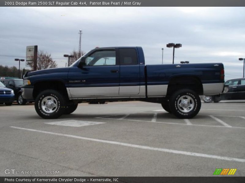 Patriot Blue Pearl / Mist Gray 2001 Dodge Ram 2500 SLT Regular Cab 4x4