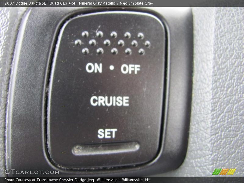 Mineral Gray Metallic / Medium Slate Gray 2007 Dodge Dakota SLT Quad Cab 4x4