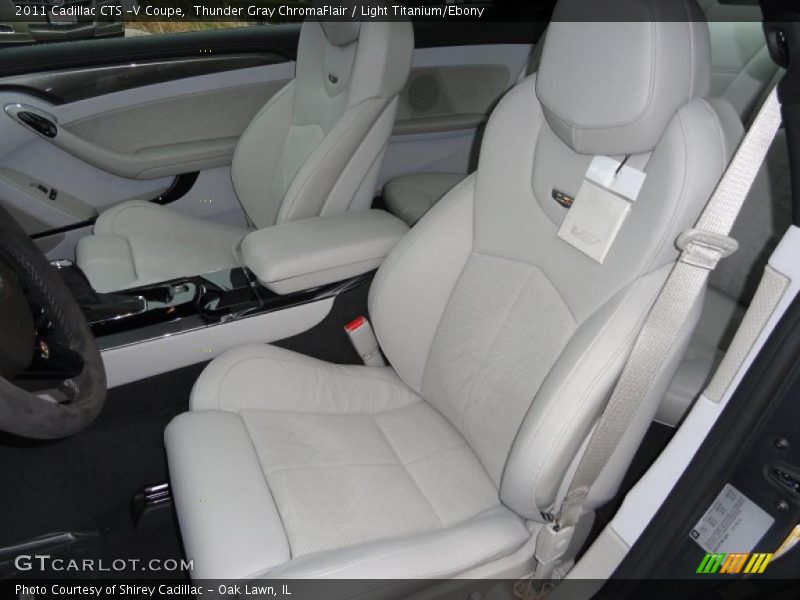  2011 CTS -V Coupe Light Titanium/Ebony Interior