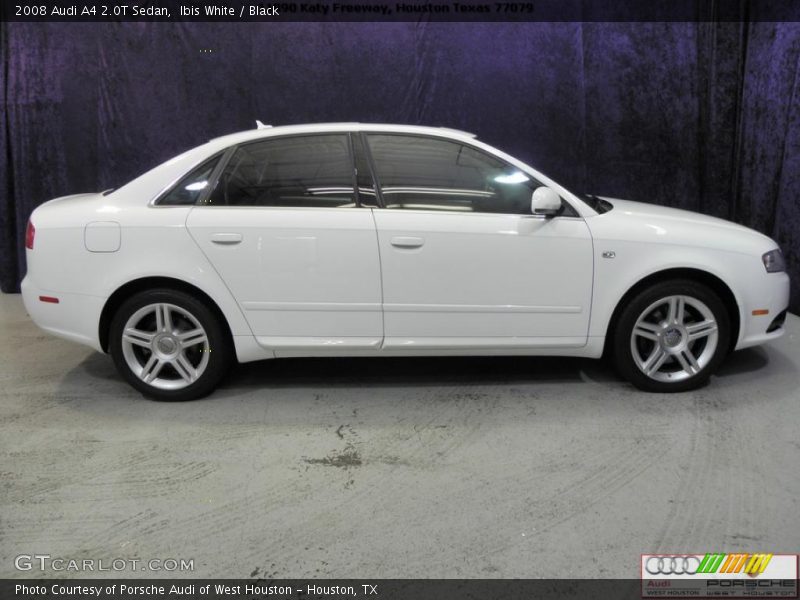 Ibis White / Black 2008 Audi A4 2.0T Sedan
