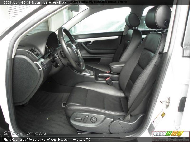 Ibis White / Black 2008 Audi A4 2.0T Sedan