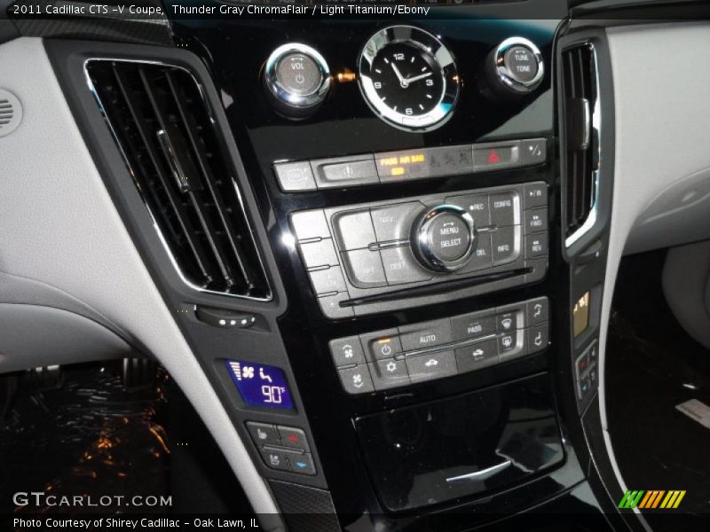 Controls of 2011 CTS -V Coupe