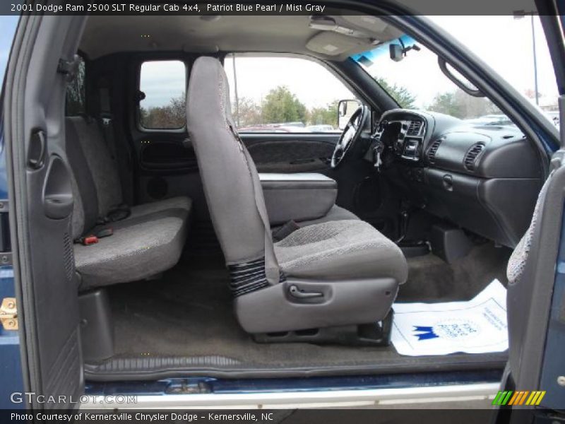 Patriot Blue Pearl / Mist Gray 2001 Dodge Ram 2500 SLT Regular Cab 4x4