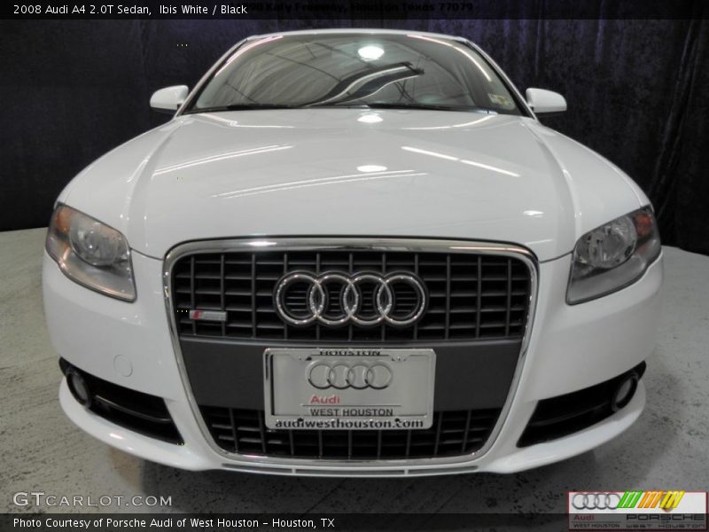 Ibis White / Black 2008 Audi A4 2.0T Sedan