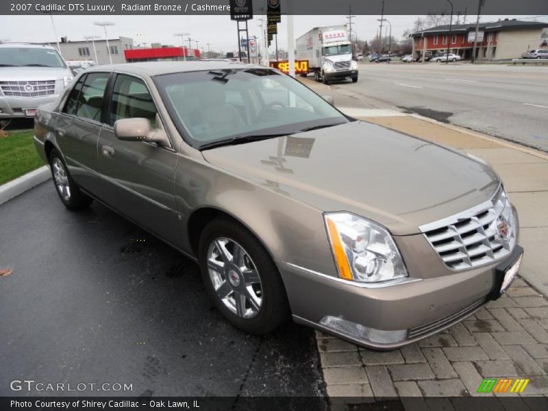 Radiant Bronze / Cashmere 2007 Cadillac DTS Luxury