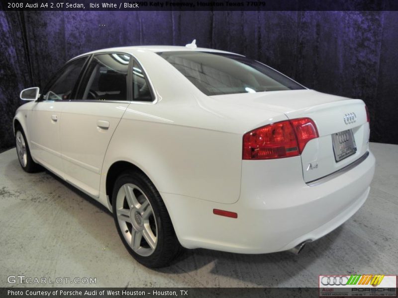 Ibis White / Black 2008 Audi A4 2.0T Sedan