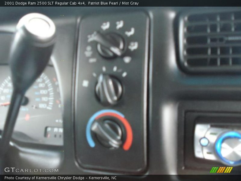 Patriot Blue Pearl / Mist Gray 2001 Dodge Ram 2500 SLT Regular Cab 4x4