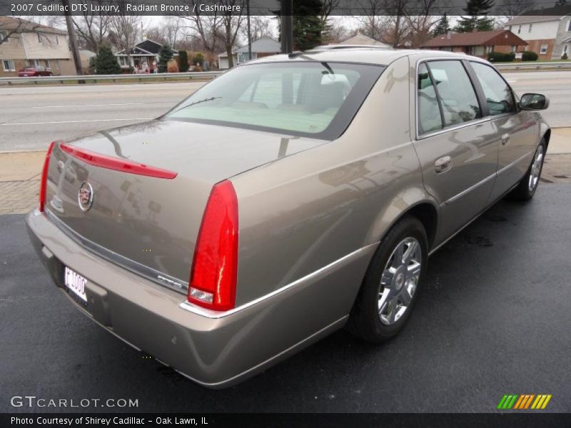 Radiant Bronze / Cashmere 2007 Cadillac DTS Luxury