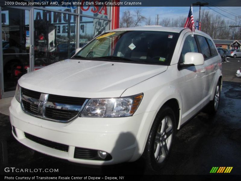 Stone White / Dark Slate Gray/Light Graystone 2009 Dodge Journey SXT AWD