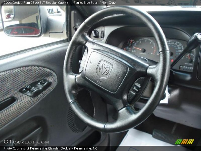 Patriot Blue Pearl / Mist Gray 2001 Dodge Ram 2500 SLT Regular Cab 4x4