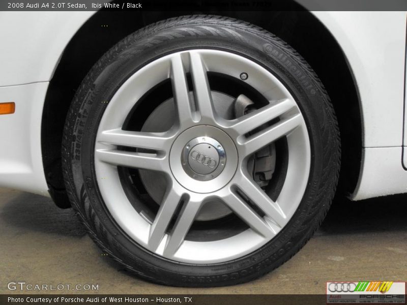 Ibis White / Black 2008 Audi A4 2.0T Sedan