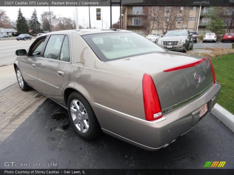 Radiant Bronze / Cashmere 2007 Cadillac DTS Luxury
