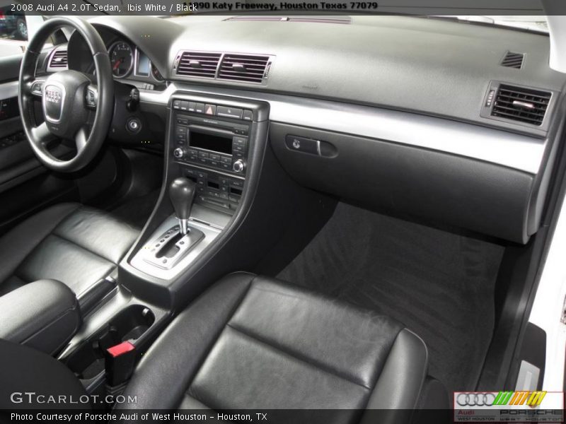 Ibis White / Black 2008 Audi A4 2.0T Sedan