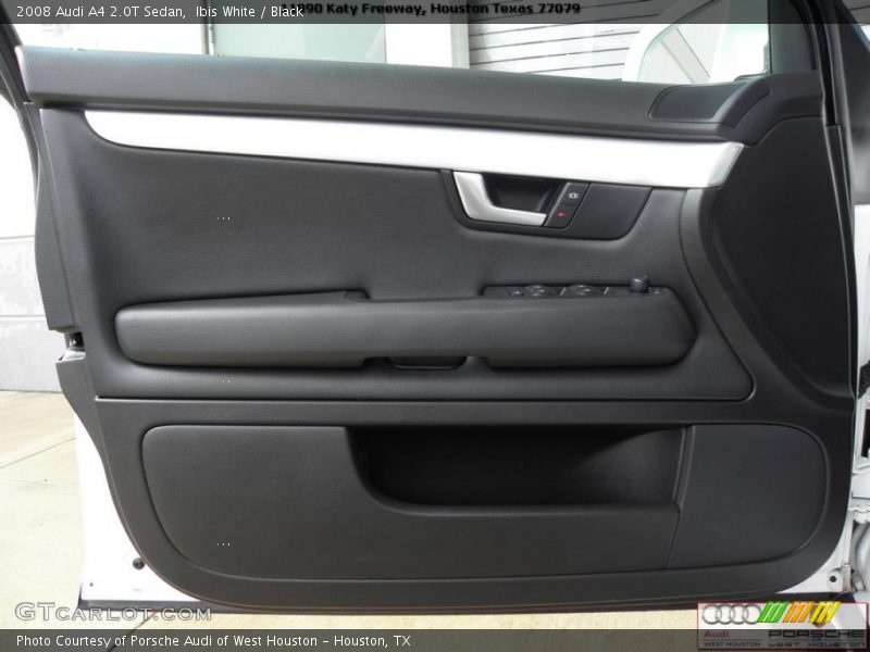 Ibis White / Black 2008 Audi A4 2.0T Sedan