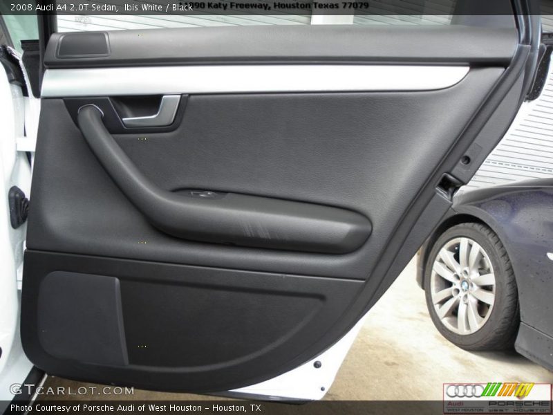 Ibis White / Black 2008 Audi A4 2.0T Sedan