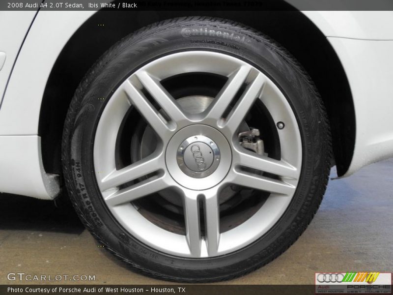 Ibis White / Black 2008 Audi A4 2.0T Sedan