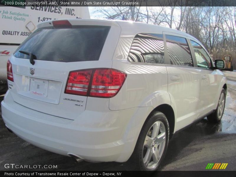 Stone White / Dark Slate Gray/Light Graystone 2009 Dodge Journey SXT AWD