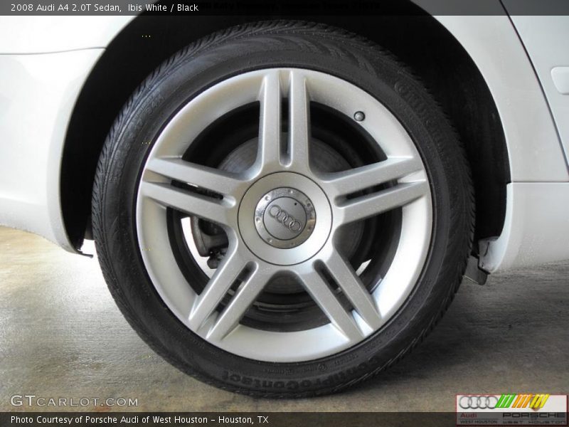 Ibis White / Black 2008 Audi A4 2.0T Sedan