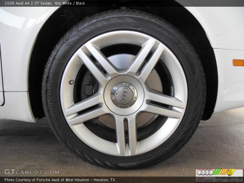 Ibis White / Black 2008 Audi A4 2.0T Sedan