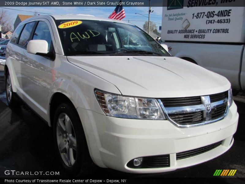 Stone White / Dark Slate Gray/Light Graystone 2009 Dodge Journey SXT AWD
