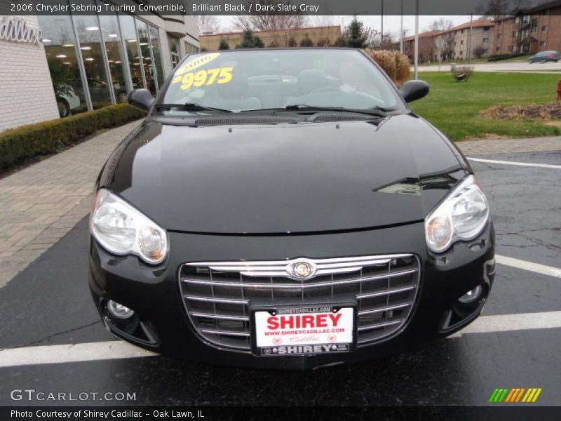Brilliant Black / Dark Slate Gray 2006 Chrysler Sebring Touring Convertible