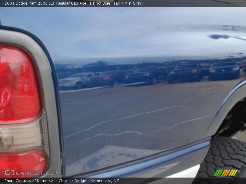 Patriot Blue Pearl / Mist Gray 2001 Dodge Ram 2500 SLT Regular Cab 4x4