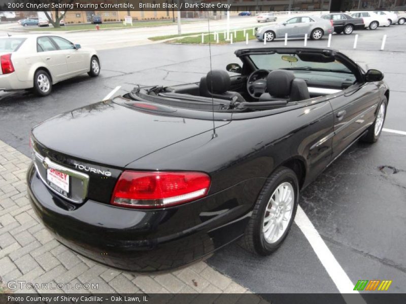 Brilliant Black / Dark Slate Gray 2006 Chrysler Sebring Touring Convertible