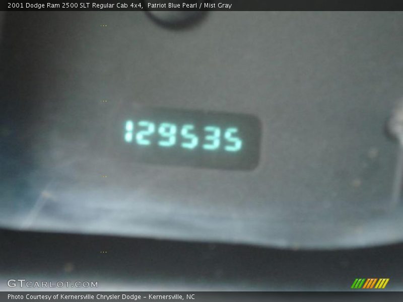 Patriot Blue Pearl / Mist Gray 2001 Dodge Ram 2500 SLT Regular Cab 4x4