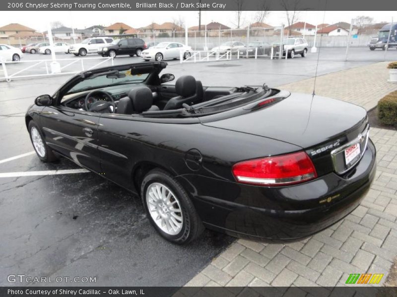 Brilliant Black / Dark Slate Gray 2006 Chrysler Sebring Touring Convertible