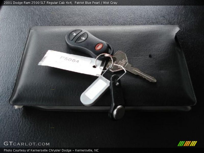 Patriot Blue Pearl / Mist Gray 2001 Dodge Ram 2500 SLT Regular Cab 4x4